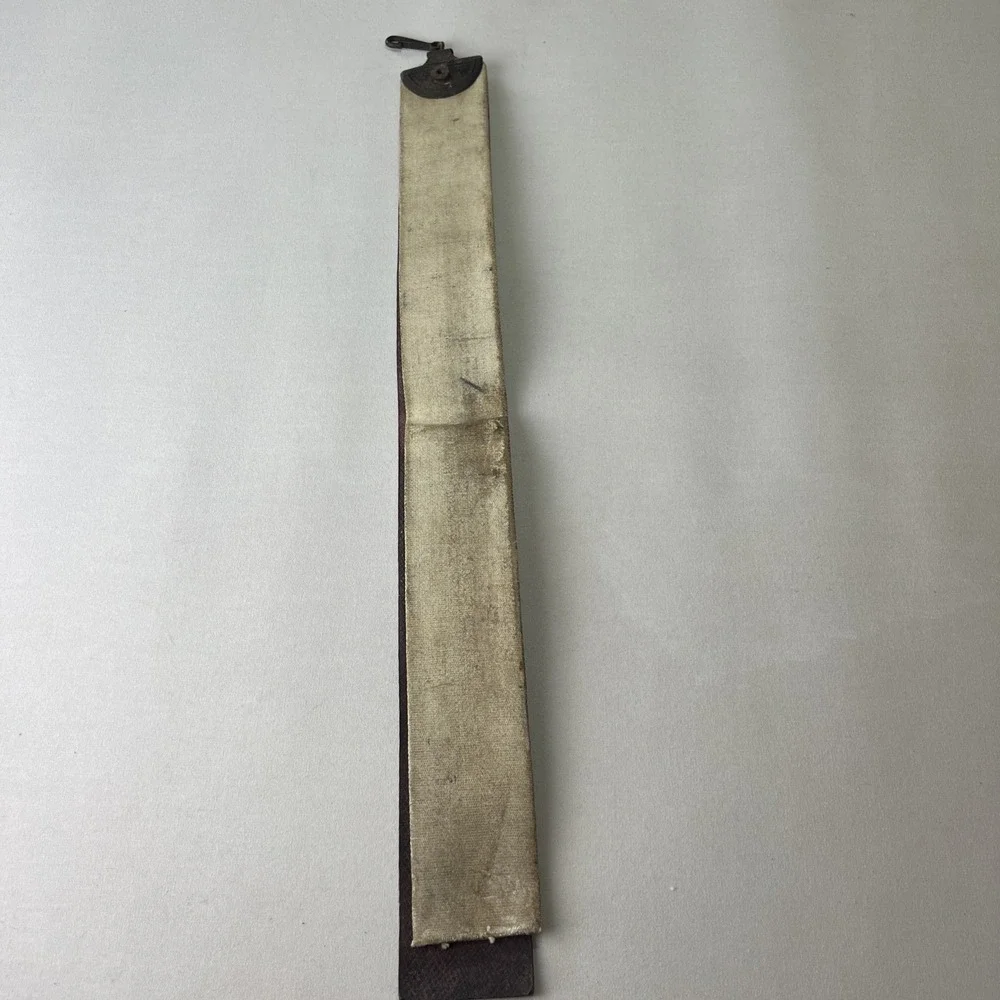 Antique Sunirbach Barber Razor Sharpening Russia Leather Strap NonCompare